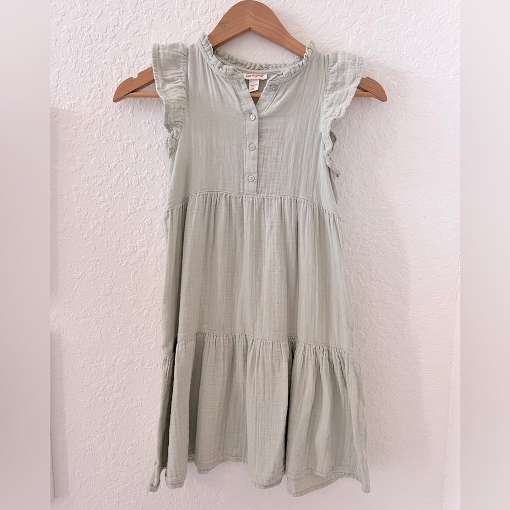 Cat & Jack mint green gauze dress